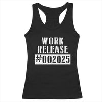 Funny Retirement 2025 Racerback Tank Top Work Release