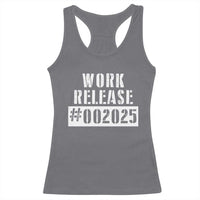 Funny Retirement 2025 Racerback Tank Top Work Release