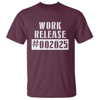 Funny Retirement 2025 T Shirt Work Release
