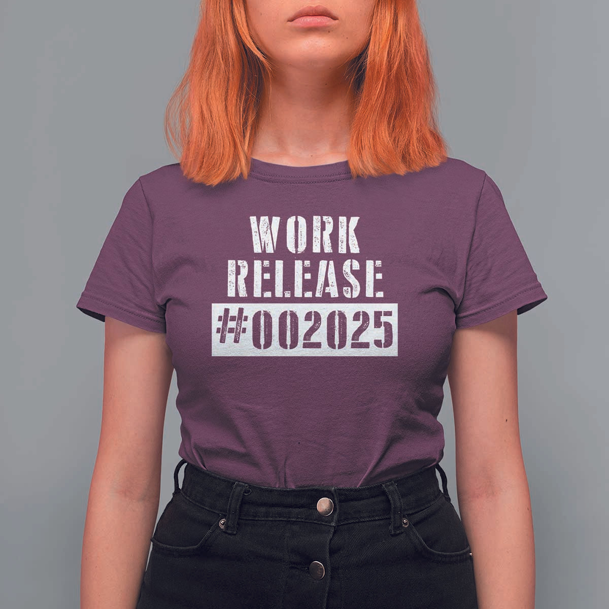 Funny Retirement 2025 T Shirt For Women Work Release