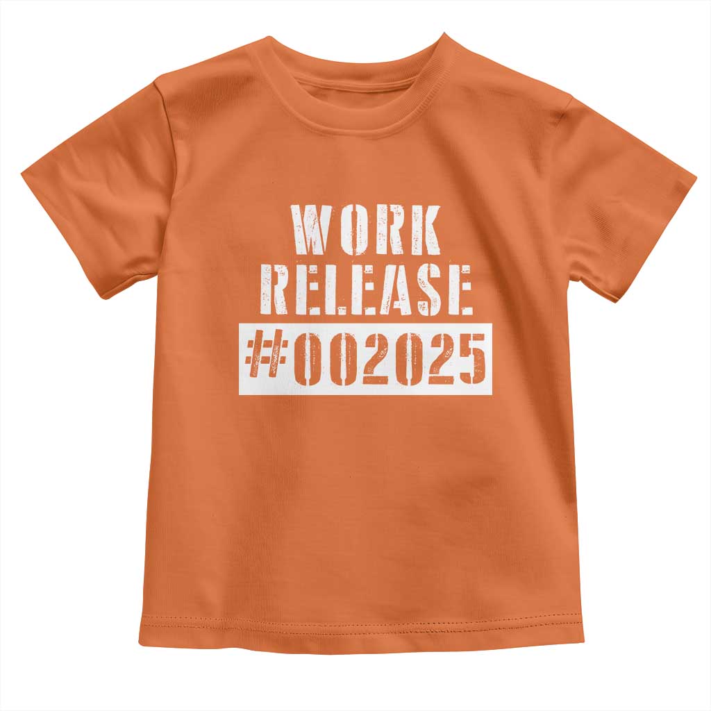 Funny Retirement 2025 Toddler T Shirt Work Release