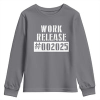 Funny Retirement 2025 Youth Sweatshirt Work Release