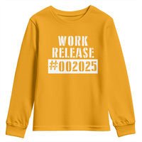 Funny Retirement 2025 Youth Sweatshirt Work Release