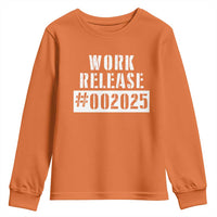 Funny Retirement 2025 Youth Sweatshirt Work Release