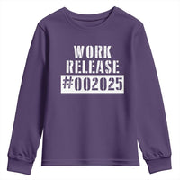Funny Retirement 2025 Youth Sweatshirt Work Release