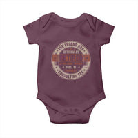 Funny Retirement Baby Onesie The Legend Has Officially Retired If You Want To Talk You'll Be Charged A Consulting Fee