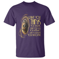 Buddhism T Shirt Law Of Attraction Spiritual Buddha What You Think You Create What You Feel You Attract What You Image You Become - Wonder Print Shop