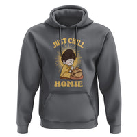 Funny Buddhism Hoodie Just Chill Homie Cute Baby Buddha - Wonder Print Shop