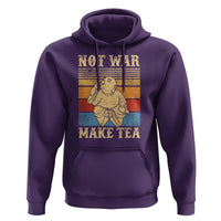 Funny Buddhism Hoodie Make Tea Not War Buddha - Wonder Print Shop