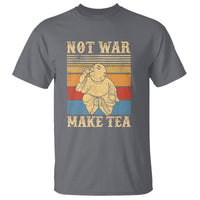 Funny Buddhism T Shirt Make Tea Not War Buddha - Wonder Print Shop