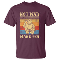 Funny Buddhism T Shirt Make Tea Not War Buddha - Wonder Print Shop