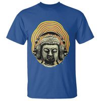 Buddhism Music Lover T Shirt Buddha Headphones Buddhist Monk DJ - Wonder Print Shop