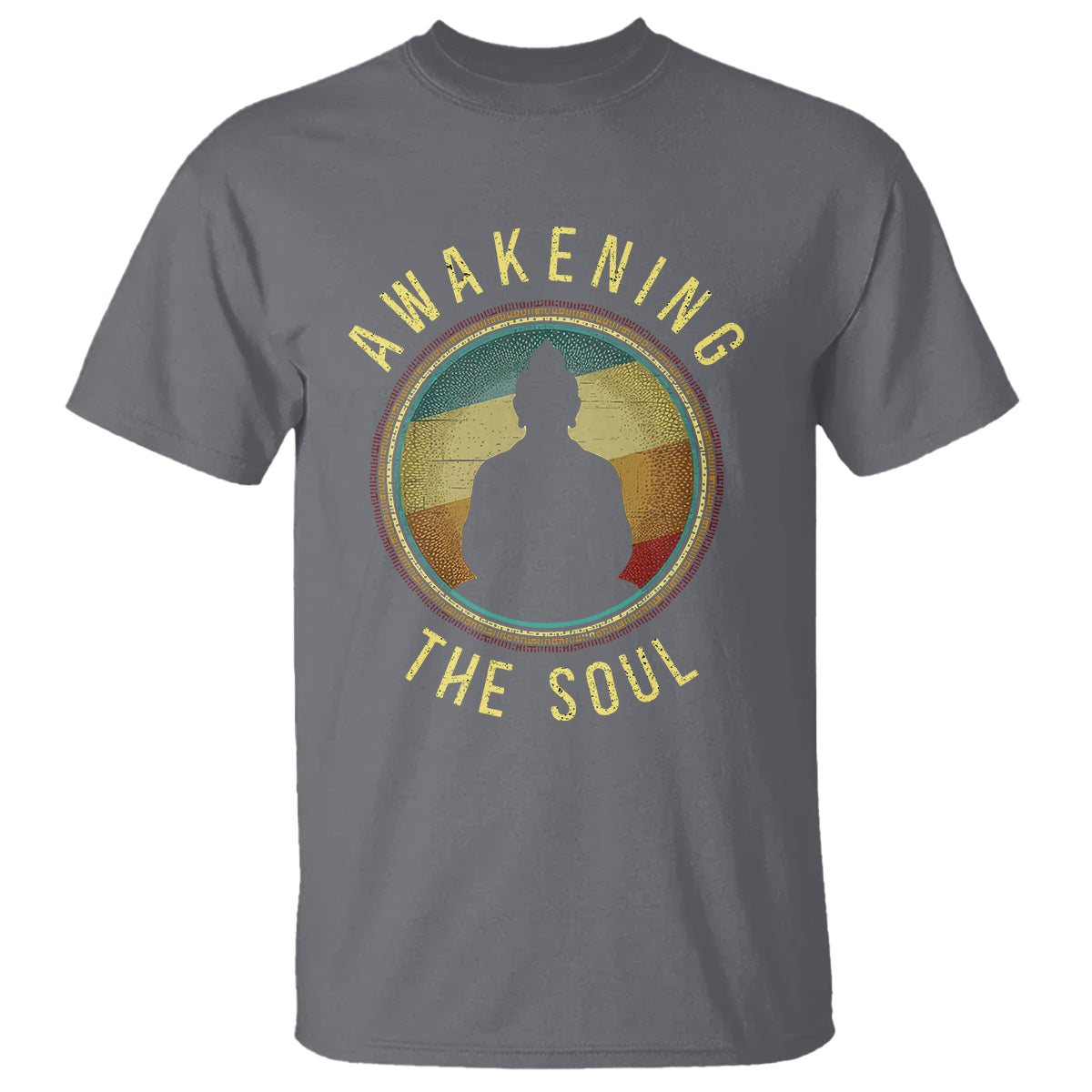 Buddhism T Shirt Awakening The Soul Buddha Zen Yoga - Wonder Print Shop