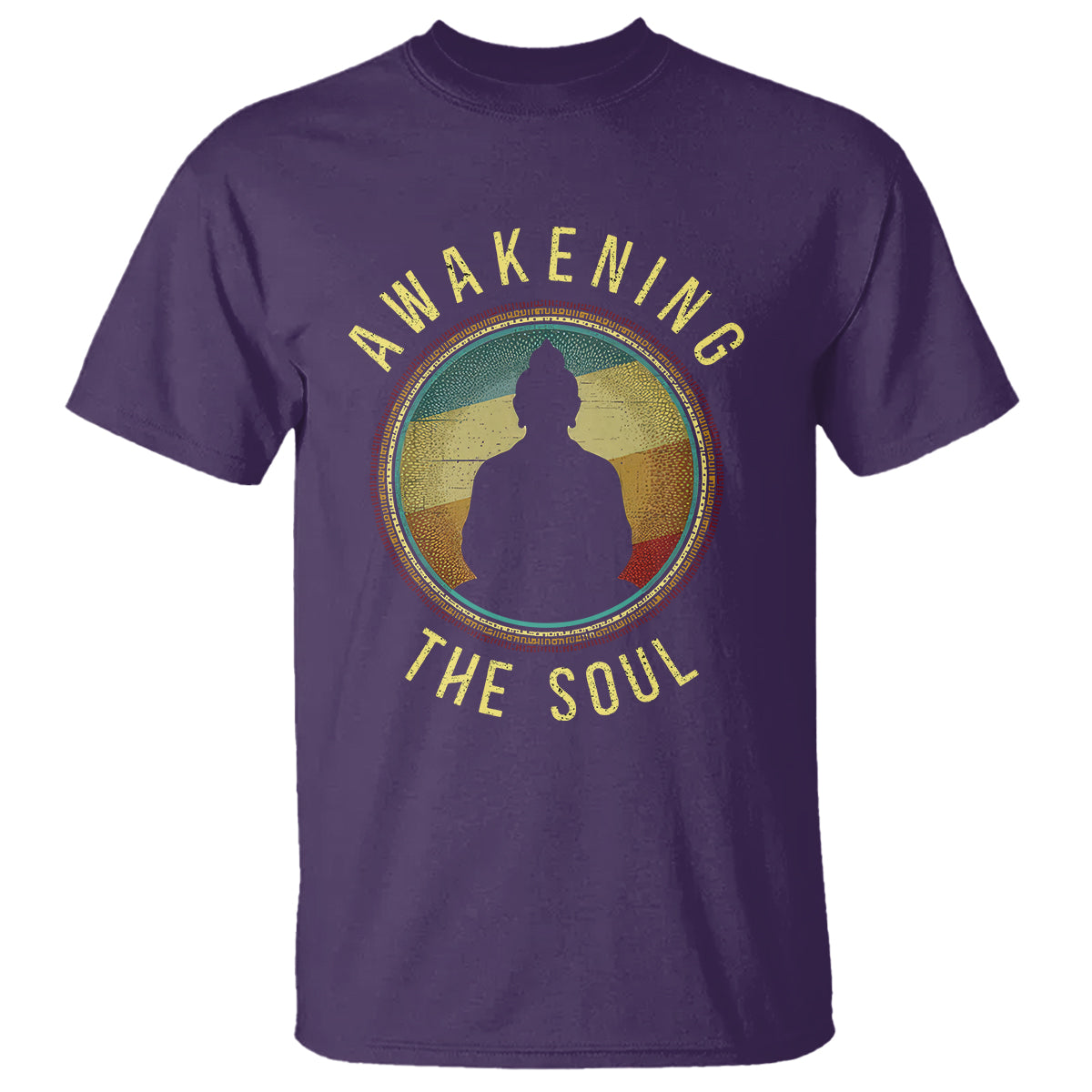 Buddhism T Shirt Awakening The Soul Buddha Zen Yoga - Wonder Print Shop