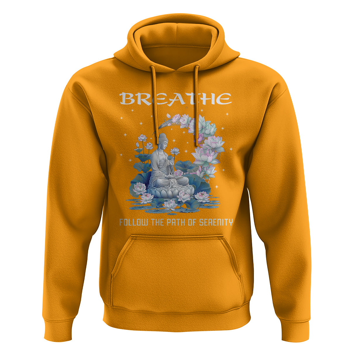 Buddhism Hoodie Breathe Follow The Path Of Serenity - Wonder Print Shop