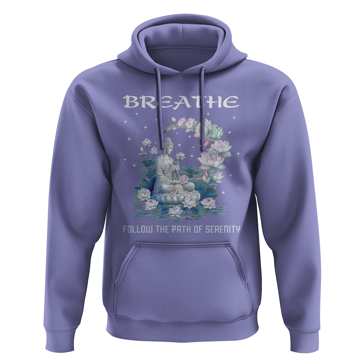 Buddhism Hoodie Breathe Follow The Path Of Serenity - Wonder Print Shop