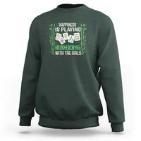 Happiness Is Playing Mahjong With The Girls Sweatshirt - Wonder Print Shop
