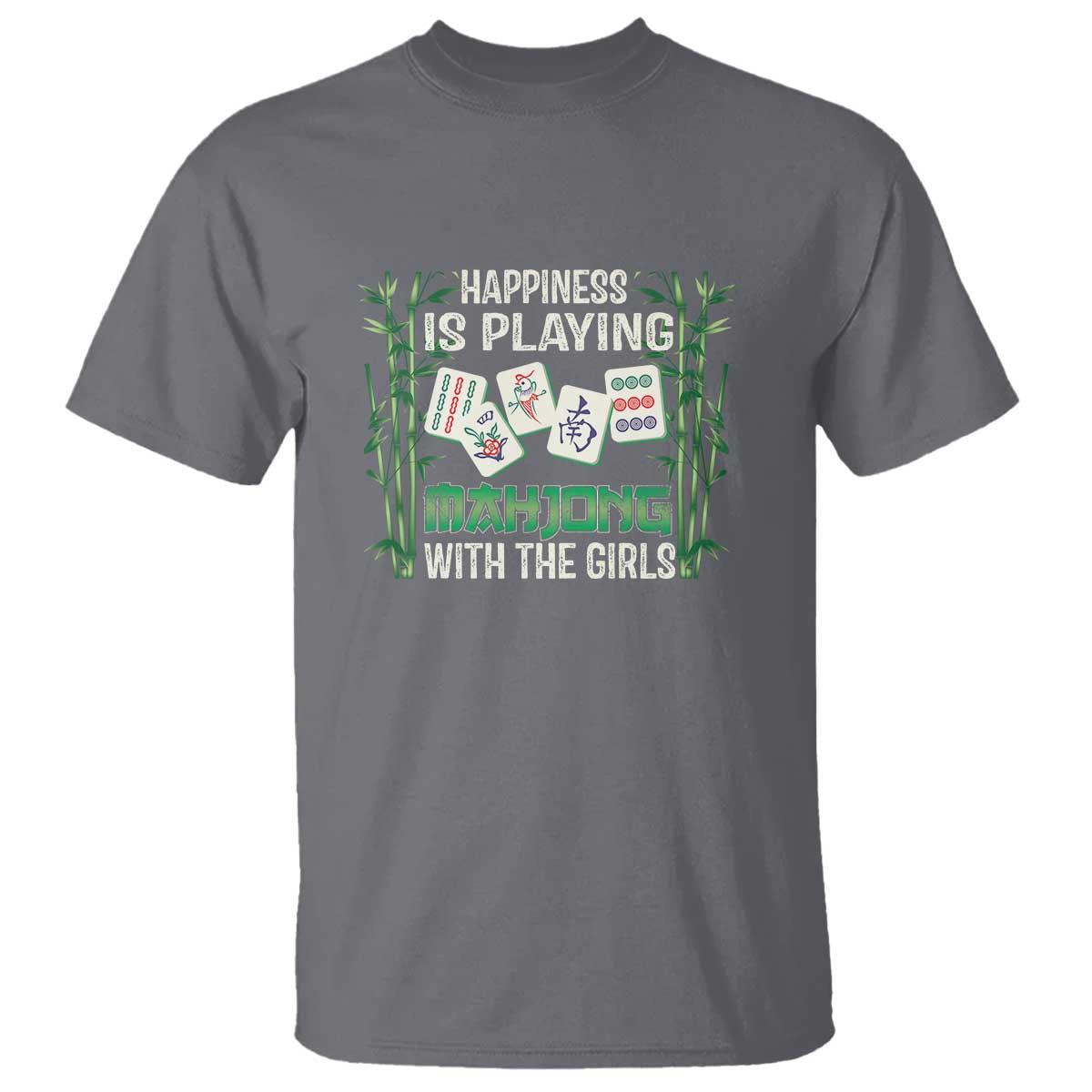 Happiness Is Playing Mahjong With The Girls T Shirt - Wonder Print Shop