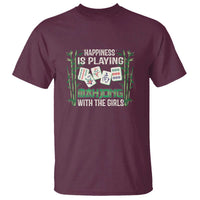 Happiness Is Playing Mahjong With The Girls T Shirt - Wonder Print Shop