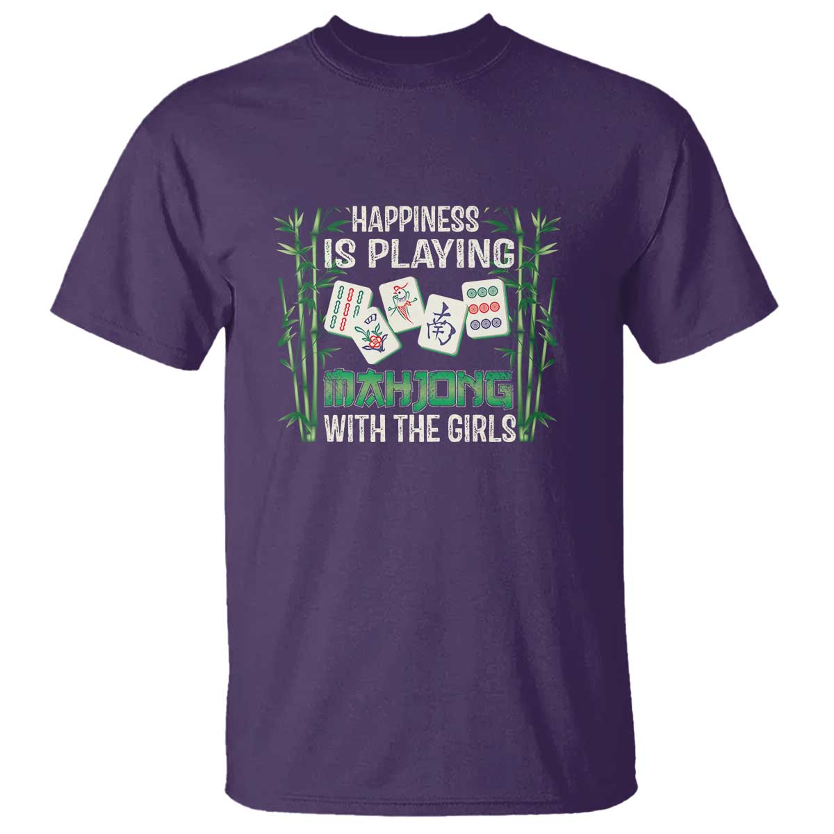 Happiness Is Playing Mahjong With The Girls T Shirt - Wonder Print Shop