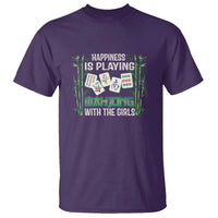 Happiness Is Playing Mahjong With The Girls T Shirt - Wonder Print Shop