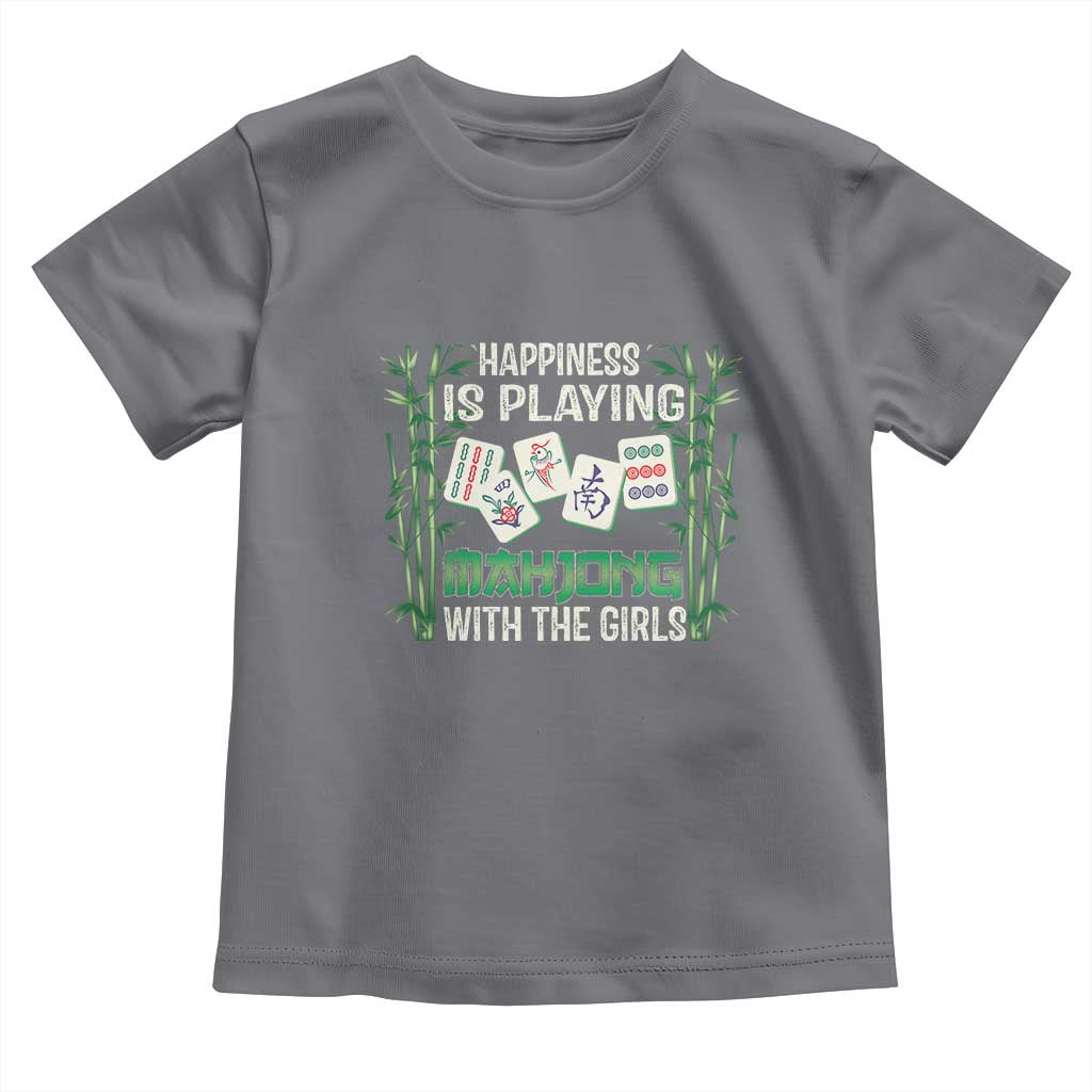 Happiness Is Playing Mahjong With The Girls Toddler T Shirt