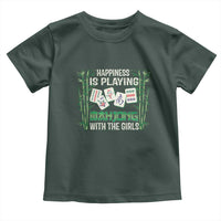 Happiness Is Playing Mahjong With The Girls Toddler T Shirt