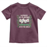Happiness Is Playing Mahjong With The Girls Toddler T Shirt