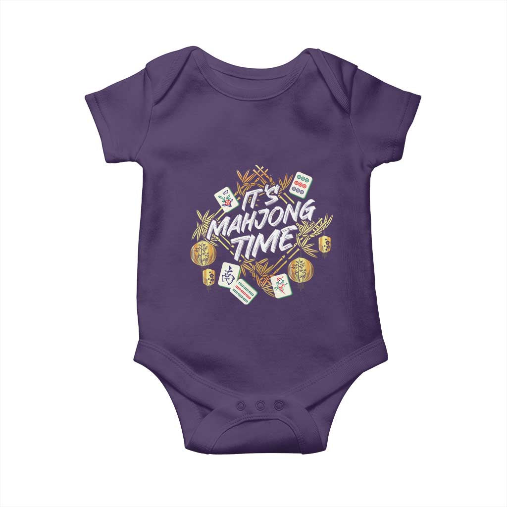 It's Mahjong Time Gambling Chinese Game Baby Onesie