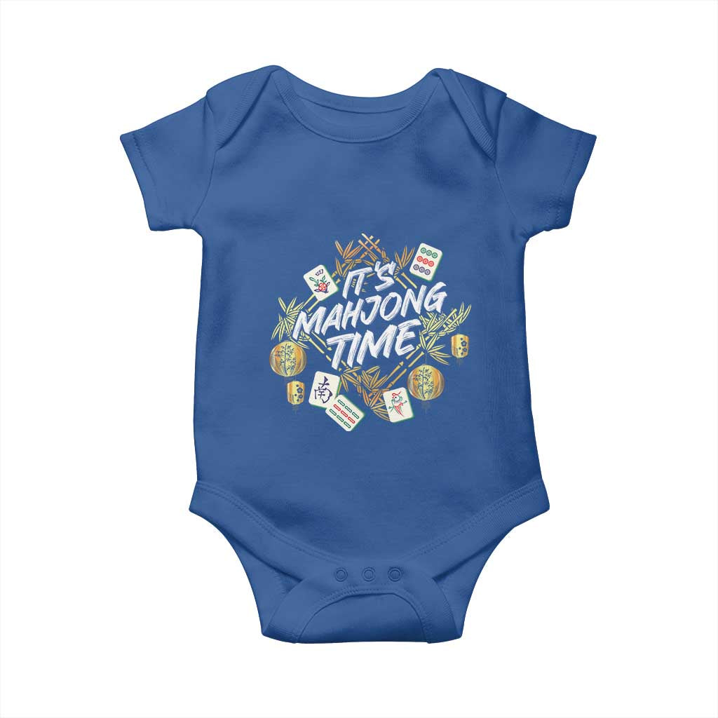 It's Mahjong Time Gambling Chinese Game Baby Onesie