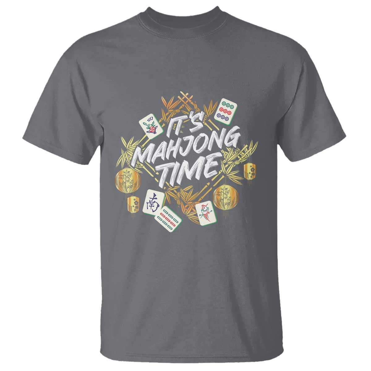 It's Mahjong Time Gambling Chinese Game T Shirt - Wonder Print Shop