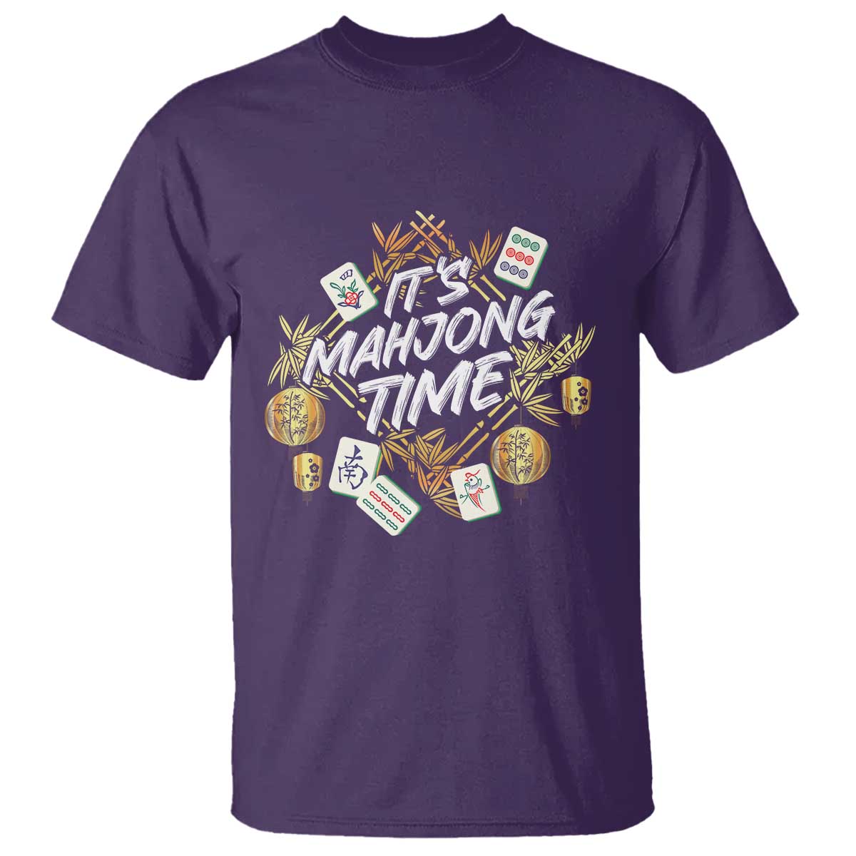 It's Mahjong Time Gambling Chinese Game T Shirt - Wonder Print Shop