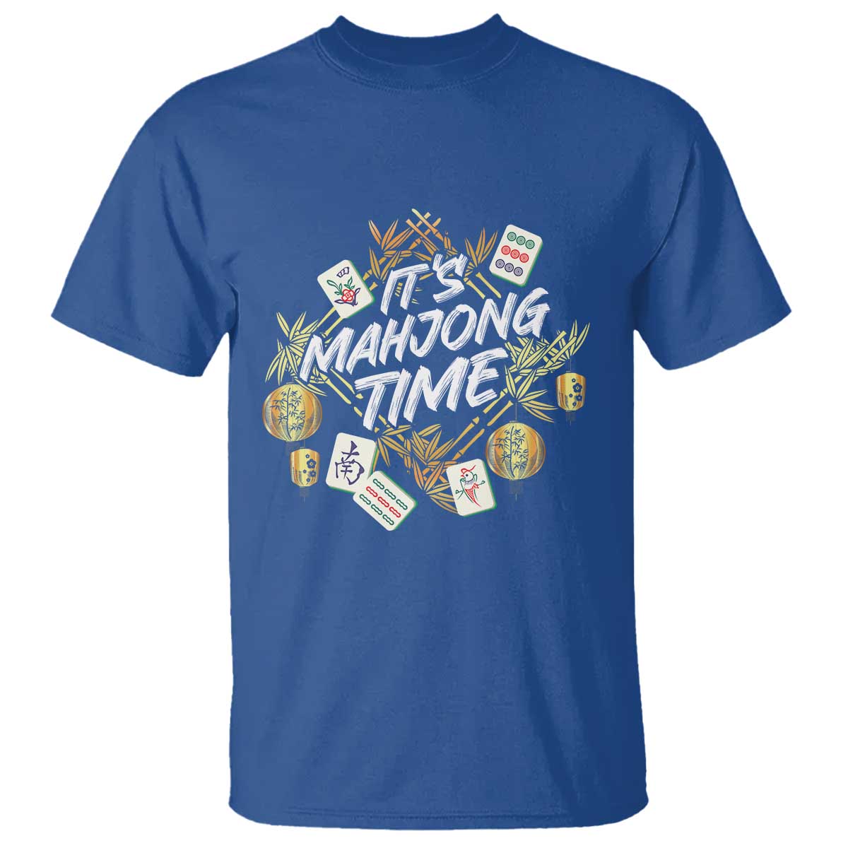It's Mahjong Time Gambling Chinese Game T Shirt - Wonder Print Shop