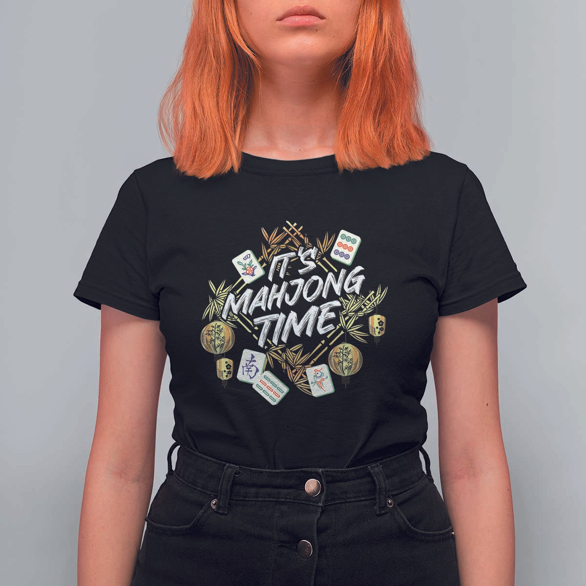 It's Mahjong Time Gambling Chinese Game T Shirt For Women - Wonder Print Shop
