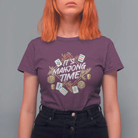 It's Mahjong Time Gambling Chinese Game T Shirt For Women - Wonder Print Shop