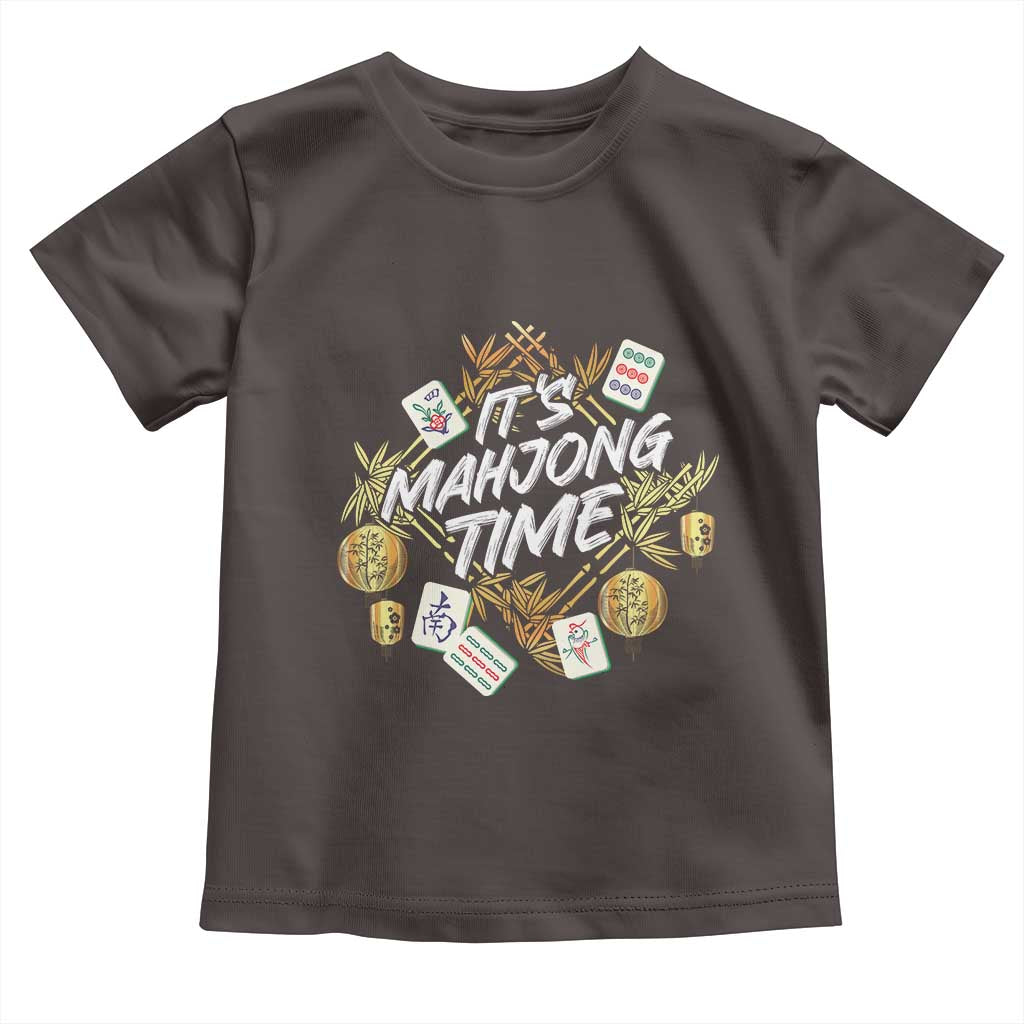 It's Mahjong Time Gambling Chinese Game Toddler T Shirt