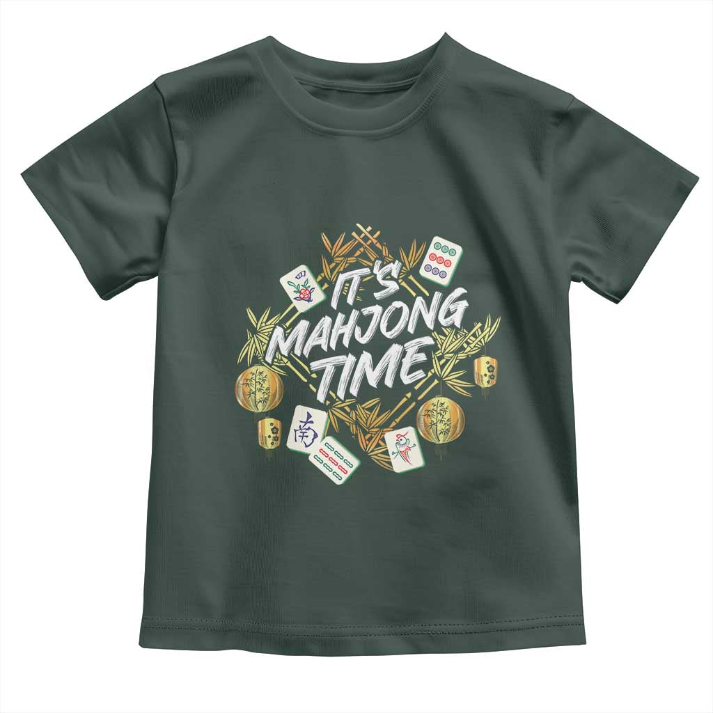 It's Mahjong Time Gambling Chinese Game Toddler T Shirt