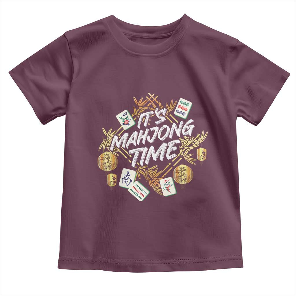It's Mahjong Time Gambling Chinese Game Toddler T Shirt