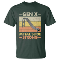 Funny Gen X T Shirt Metal Slide Strong Retro - Wonder Print Shop