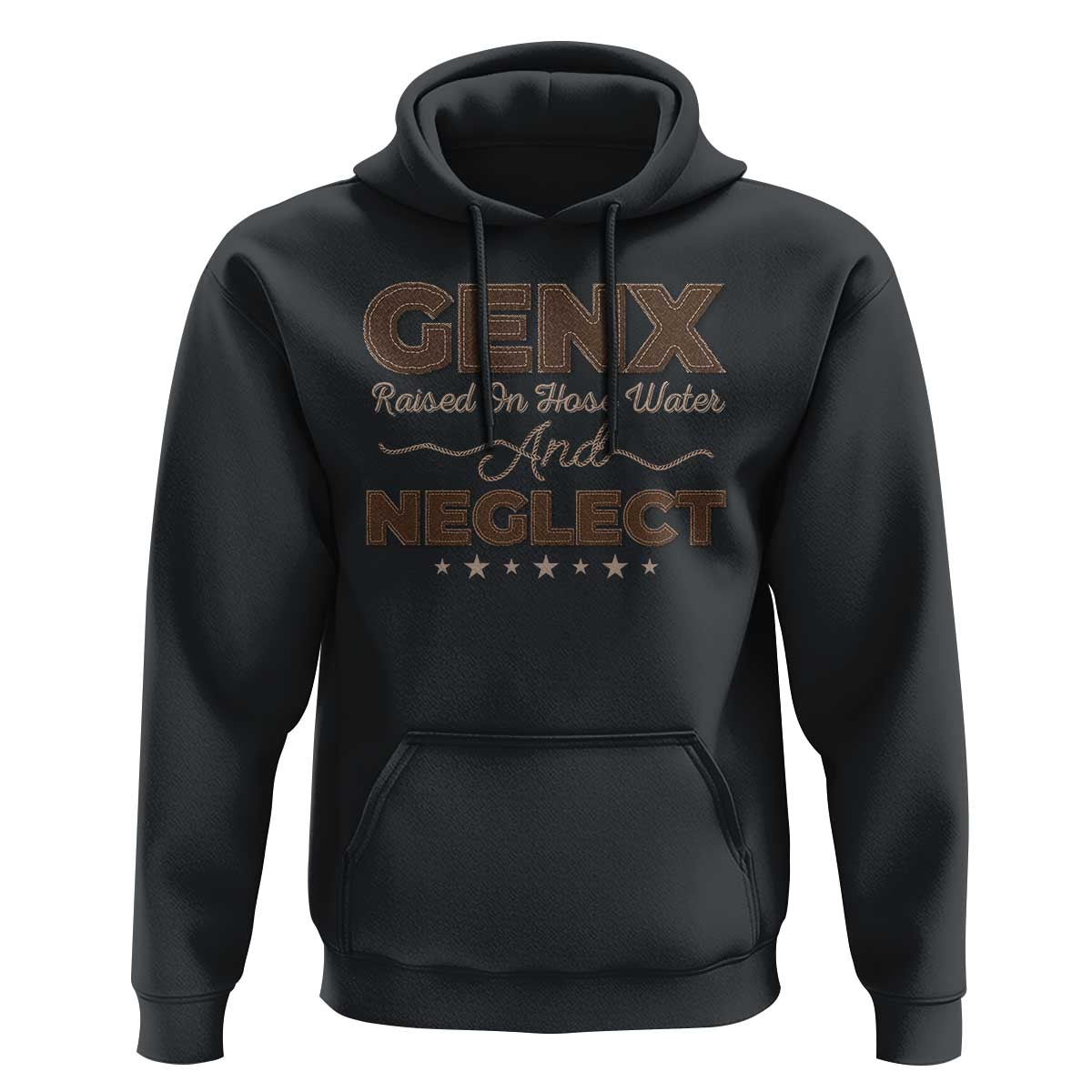 Gen X Hoodie Raised On Hose Water And Neglect - Wonder Print Shop