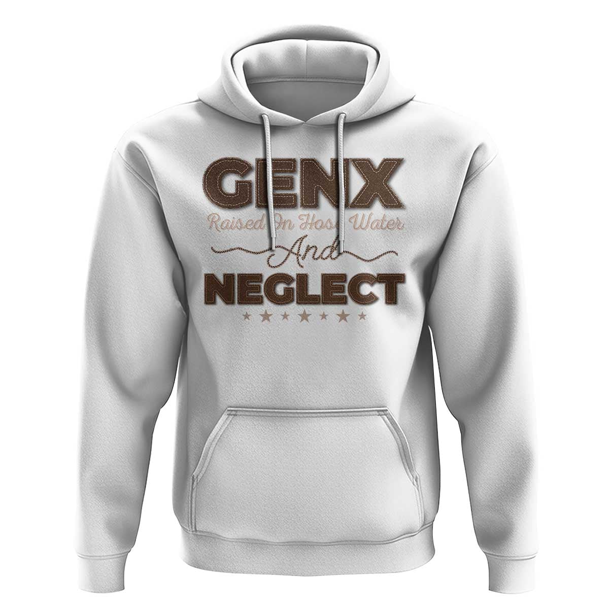 Gen X Hoodie Raised On Hose Water And Neglect - Wonder Print Shop