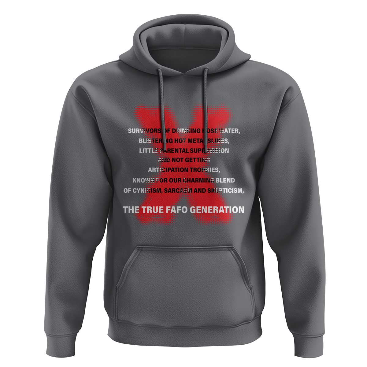 Gen X Hoodie The True Fafo Generation - Wonder Print Shop