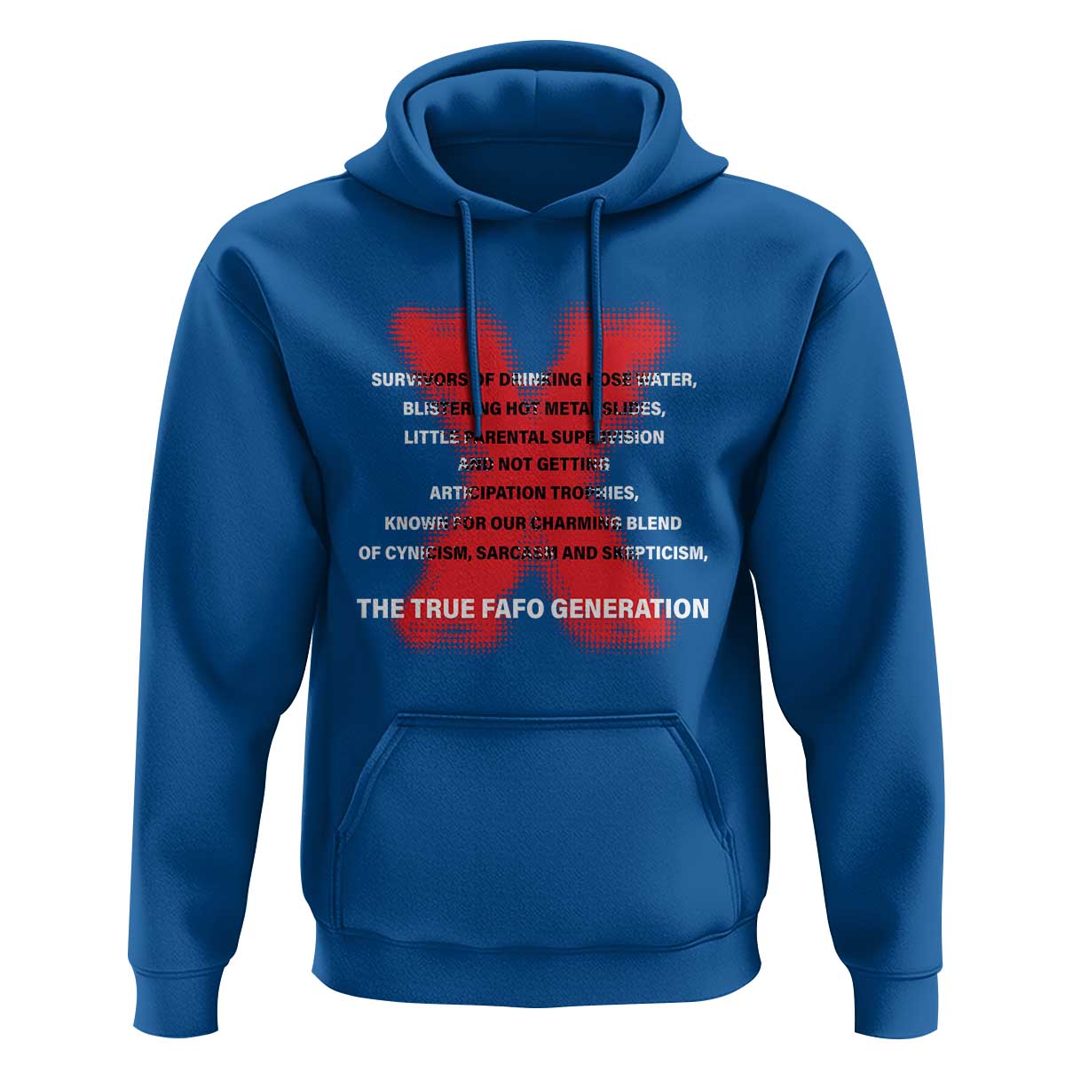 Gen X Hoodie The True Fafo Generation - Wonder Print Shop