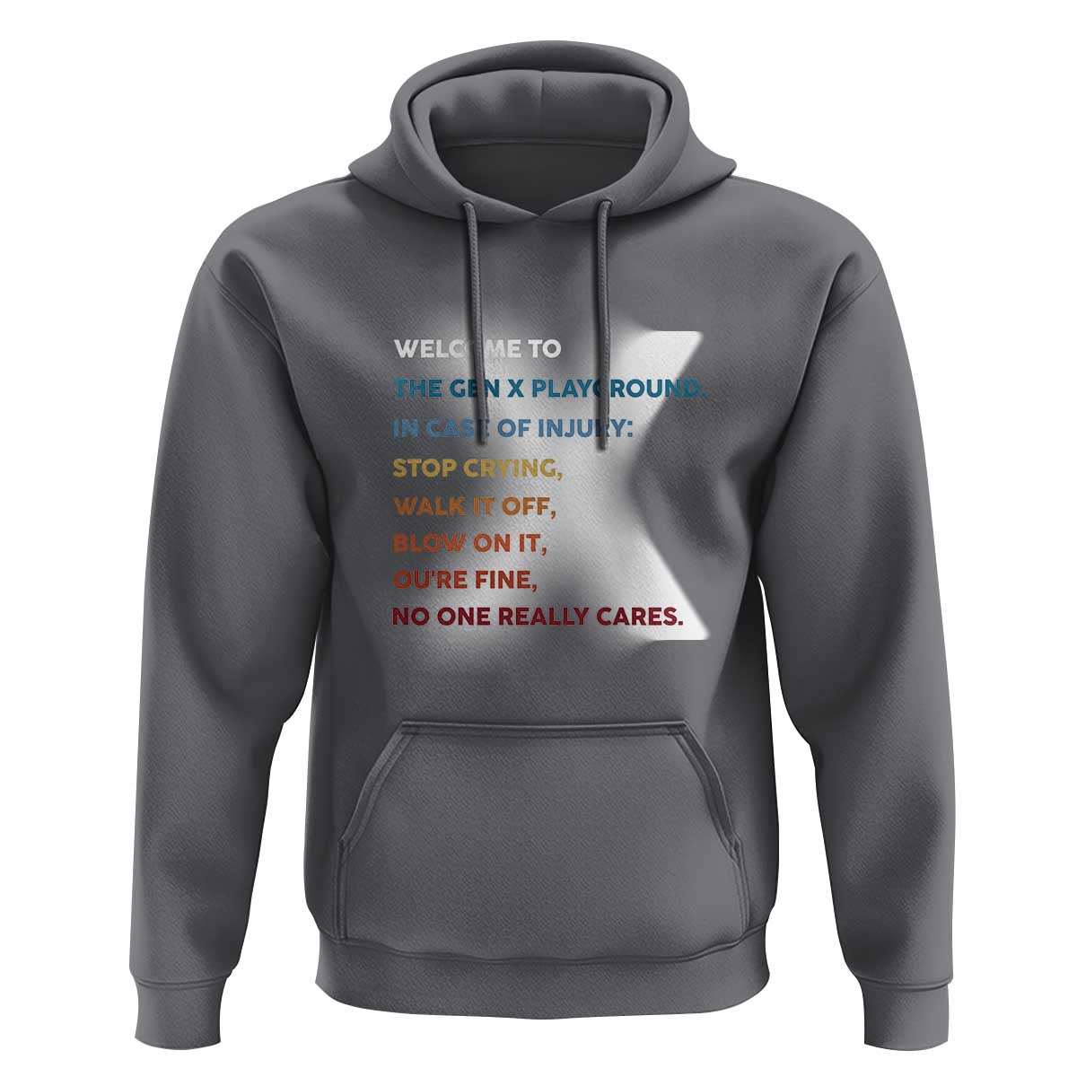 Funny Welcome To The Gen X Playground Hoodie - Wonder Print Shop