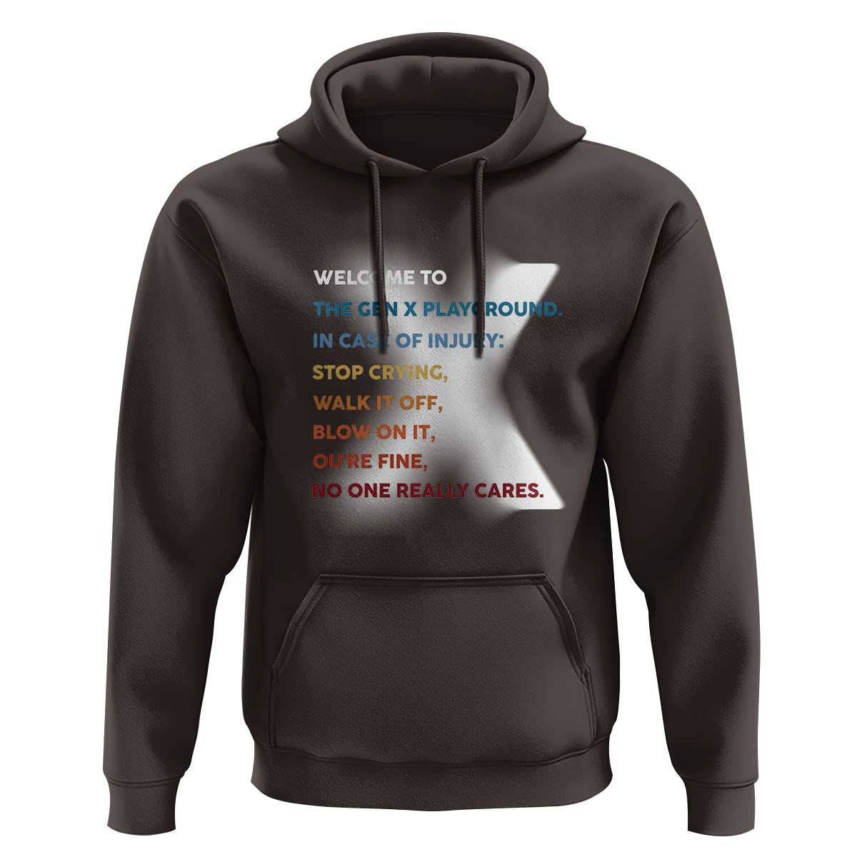 Funny Welcome To The Gen X Playground Hoodie - Wonder Print Shop