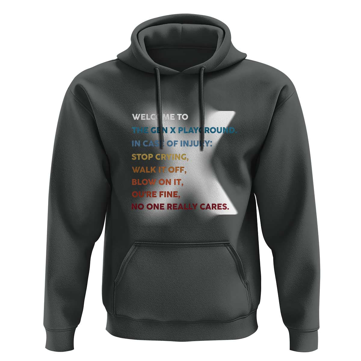 Funny Welcome To The Gen X Playground Hoodie - Wonder Print Shop
