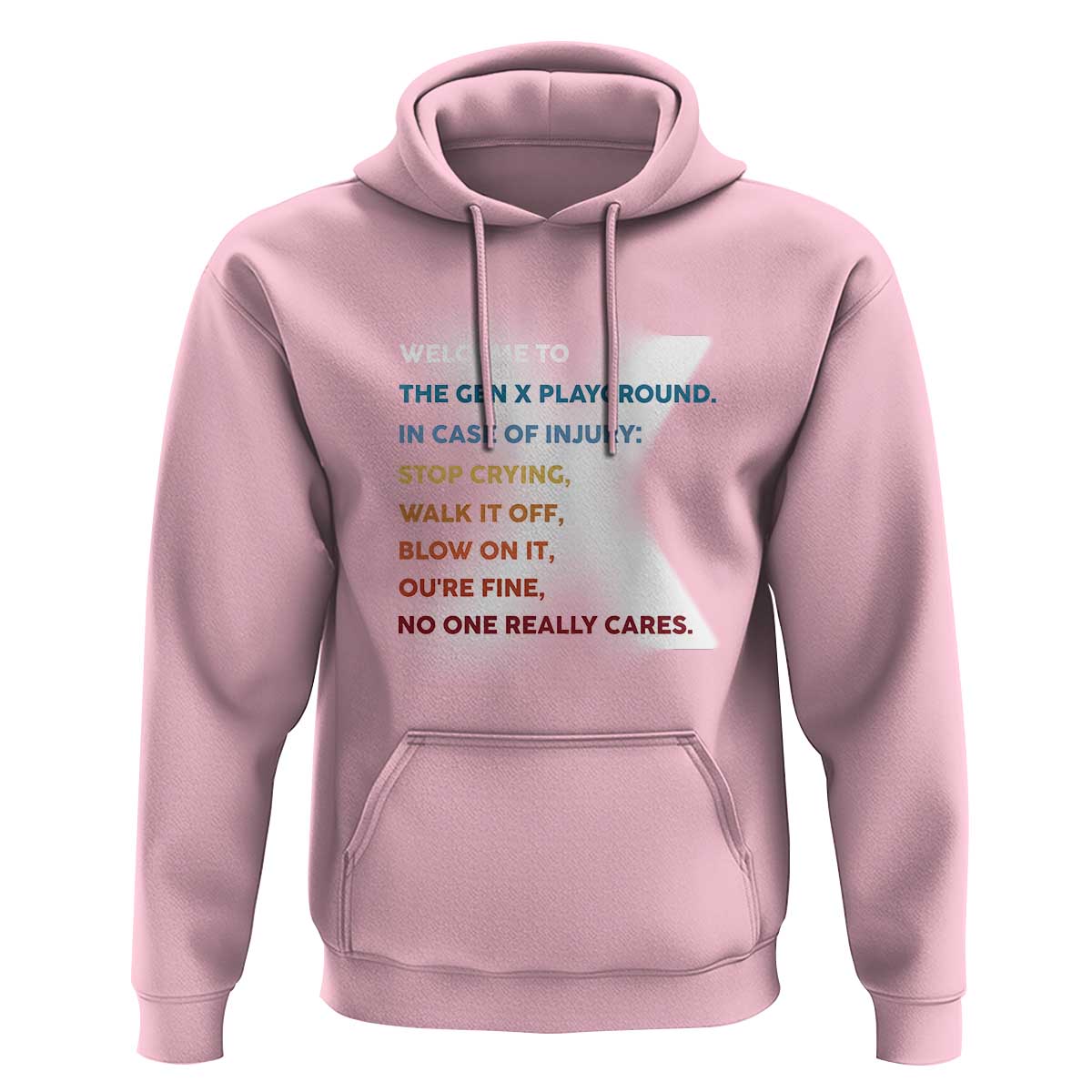 Funny Welcome To The Gen X Playground Hoodie - Wonder Print Shop