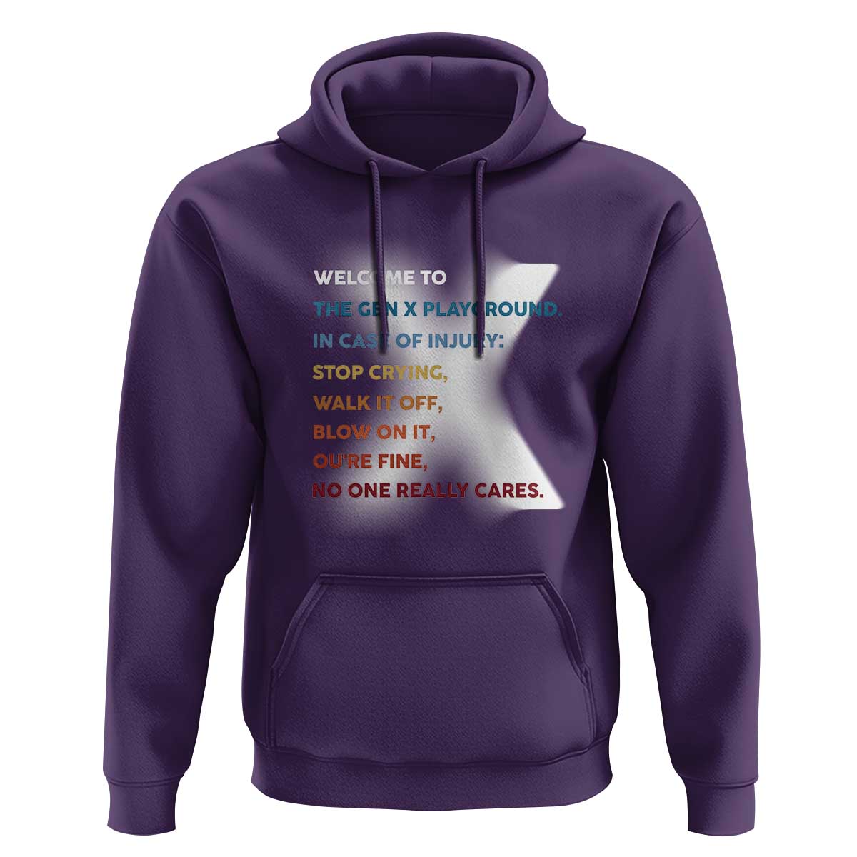 Funny Welcome To The Gen X Playground Hoodie - Wonder Print Shop