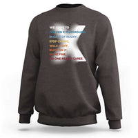 Funny Welcome To The Gen X Playground Sweatshirt - Wonder Print Shop