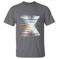 Funny Welcome To The Gen X Playground T Shirt - Wonder Print Shop